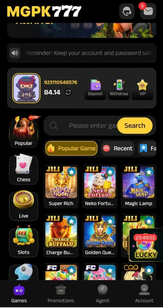 MGPK 777 Game 