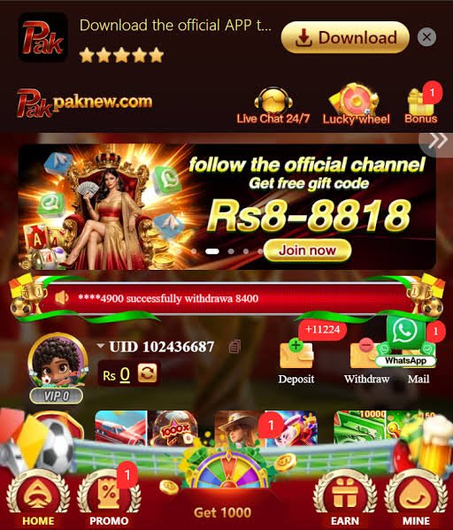 paknew game